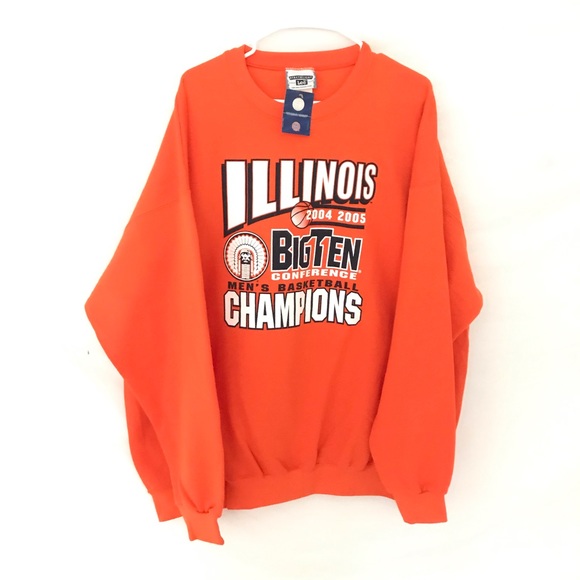 Lee Tops - Illinois Big Ten Champs 04-05 crewneck